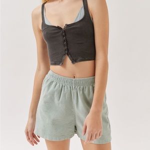 Urban Renewal Overydyed Cord Pull On Shorts